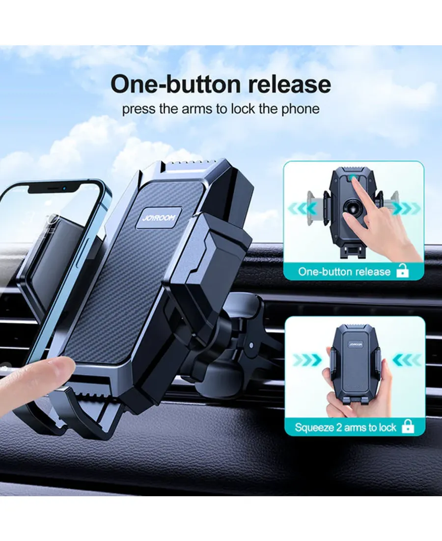 Mechanical 360° Car Phone Holder Mount | Black