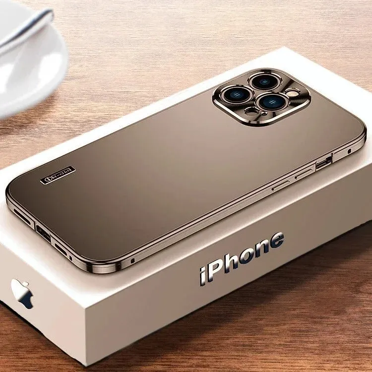 Metal Aluminium Alloy Ultrathin Original Color Full Lens Prevention Case For iPhone