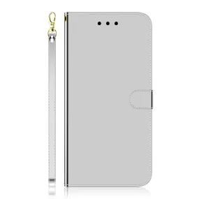 Mirror Nokia C10 / C20 flip case - Silver