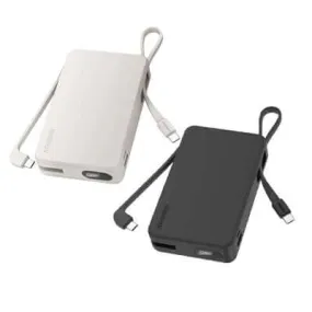 Momax 1-Power Vital  Power Bank 20000mAh With 2 Built-In USB-C Cables