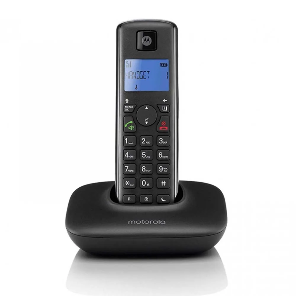 Motorola Cordless T401 Plus Single Home Phone / Office Phone / DECT Phone / House Phone / Telephone | T401  Wireless Phone