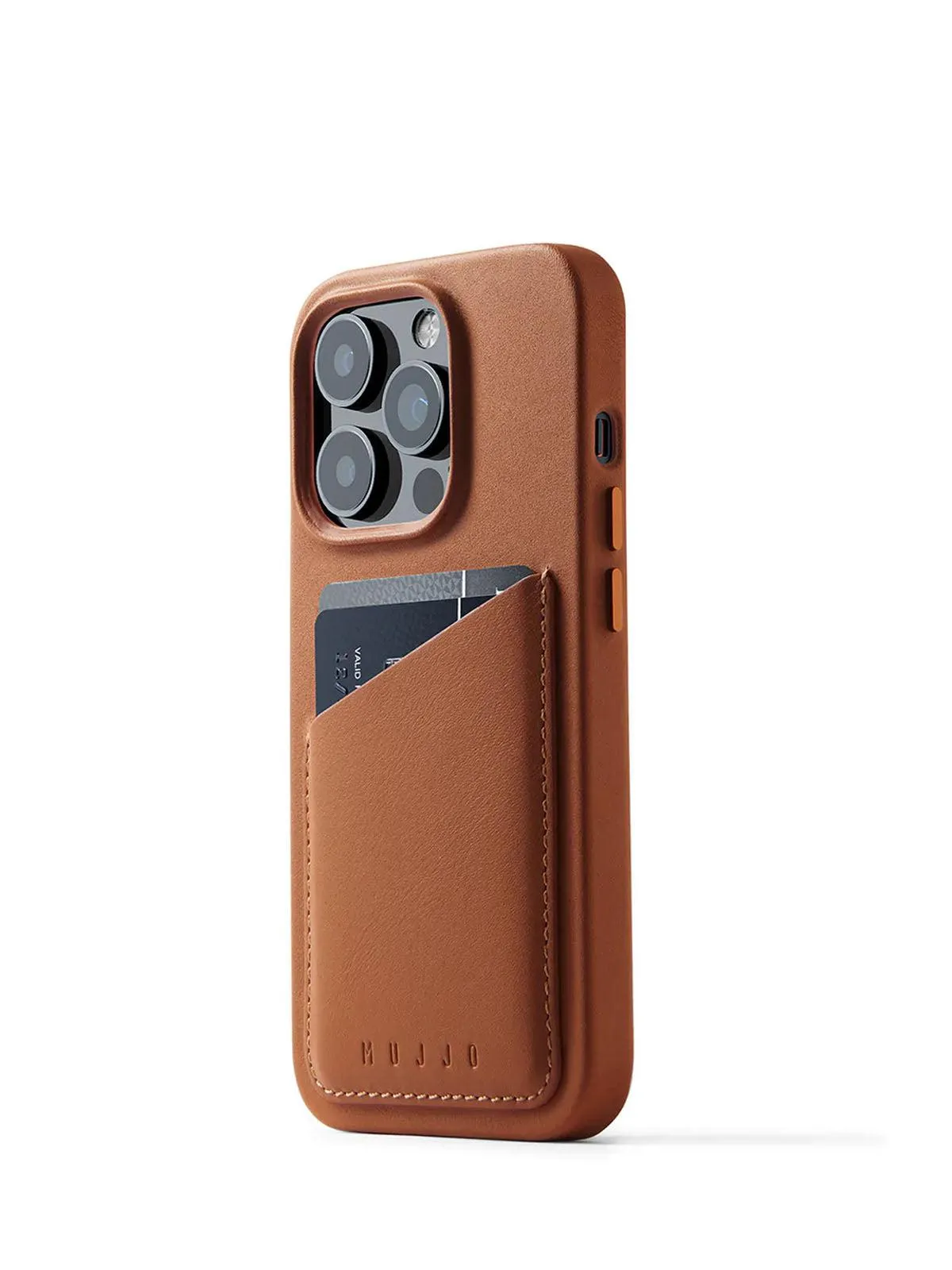 Mujjo Full Leather Wallet Case for iPhone 14 Pro