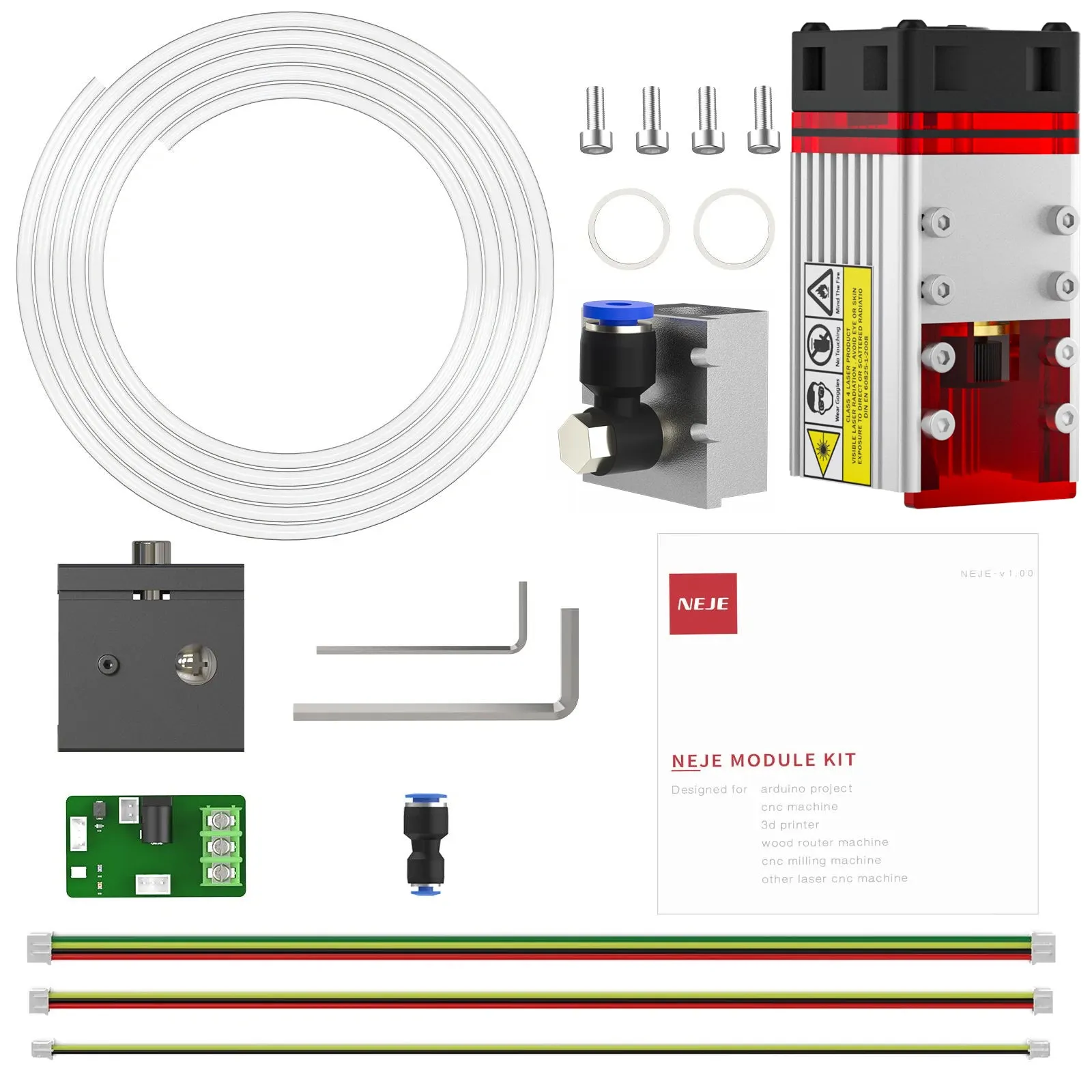 NEJE N40630 450nm 6W Laser Module for Carving and Cutting