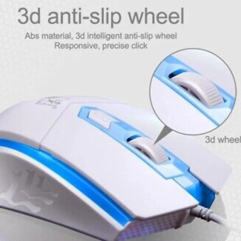 Ninja Dragons White Knight Gaming Keyboard and Mouse Set