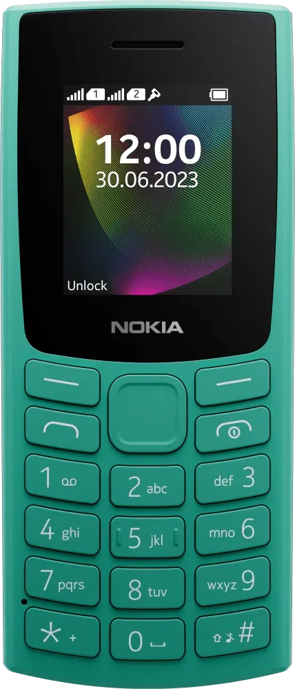 Nokia 106 TA-1564 DS NENA1 Dual SIM 512MB Ram 512MB ROM (1.8 Inches) (GSM) - (Black)