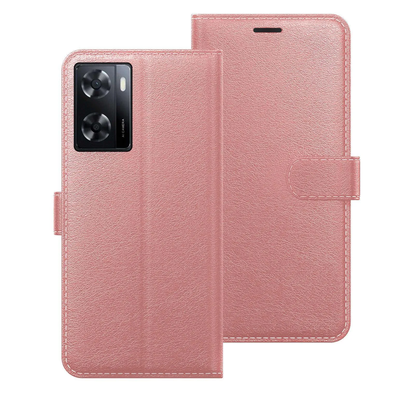 Oppo A57, A77 5G, Flip Folio Book Wallet Case