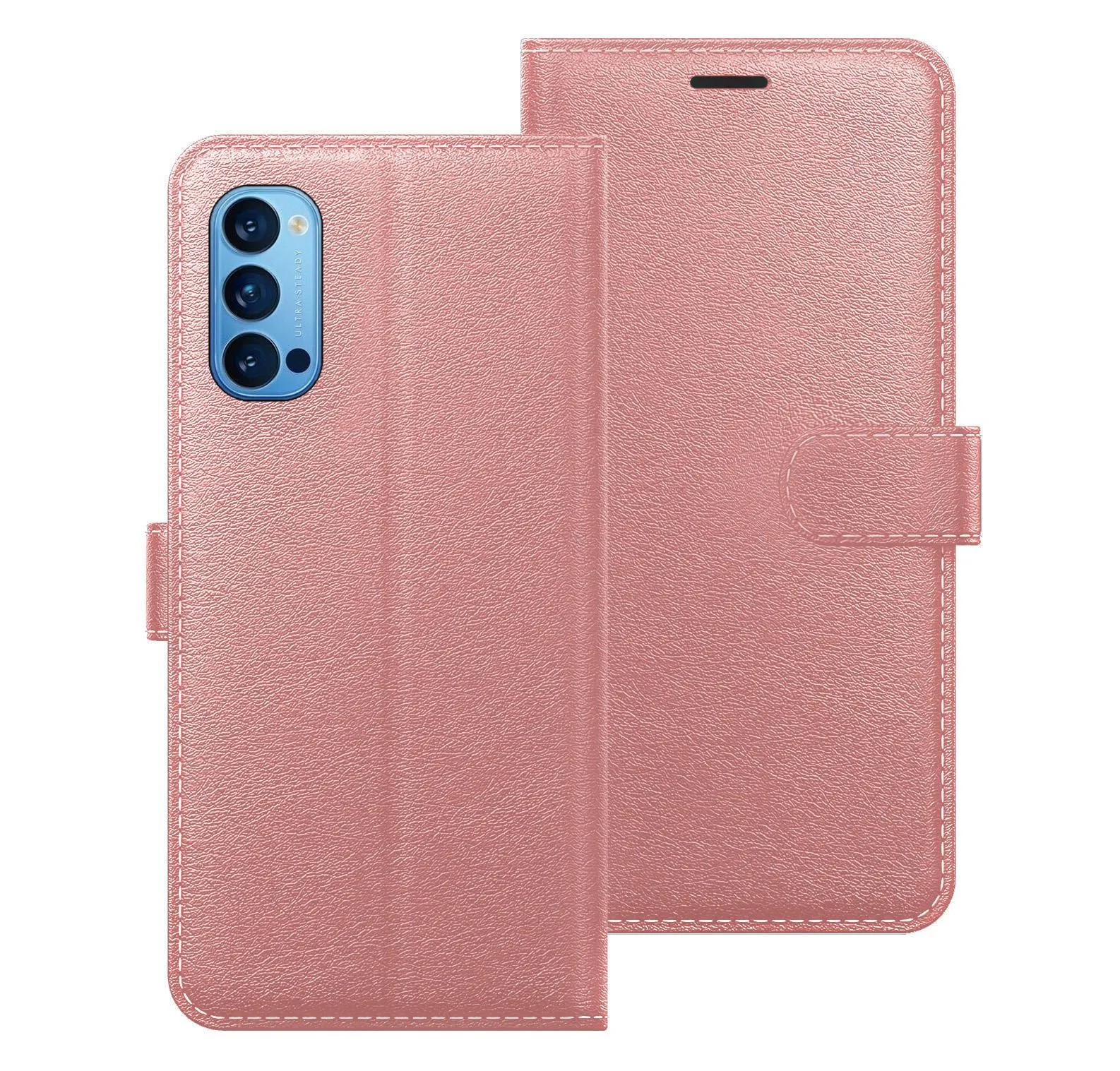 Oppo Reno 4 5G Flip Folio Book Wallet Case