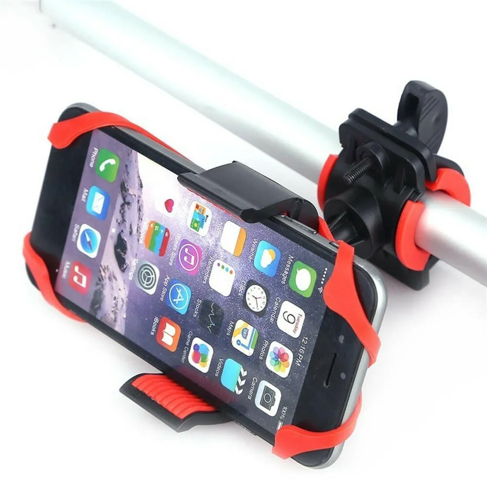 Outdoor Universal Bicycle Stand Bike Navigation Clip Mountain Riding Mobile Phone Anti-shock Holder