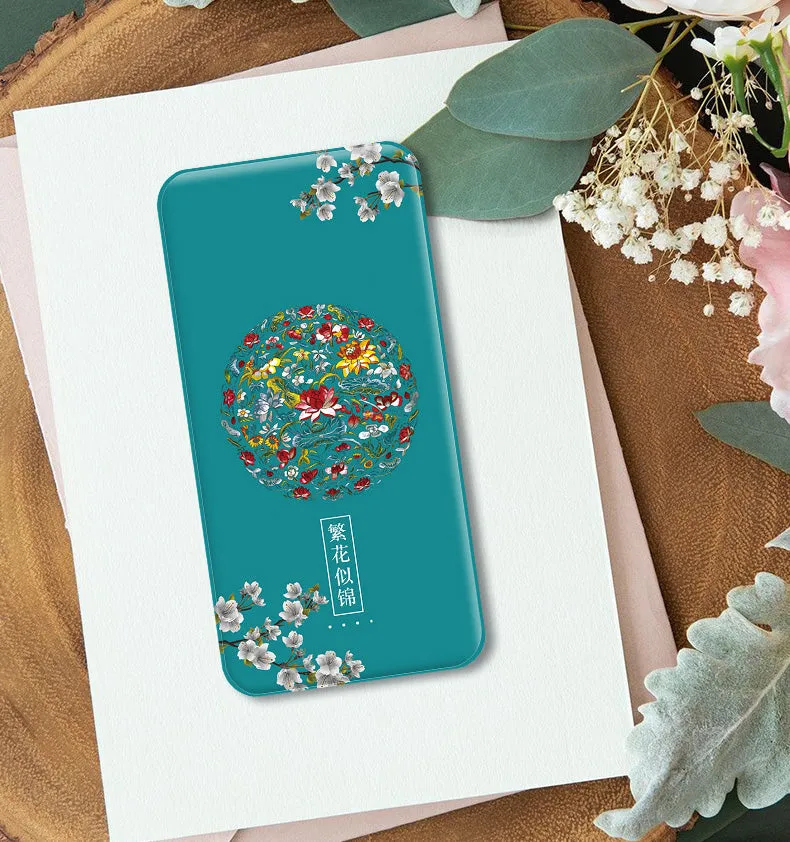 Palace flowers Pattern USB Portable Charger Power Bank Creative Gift