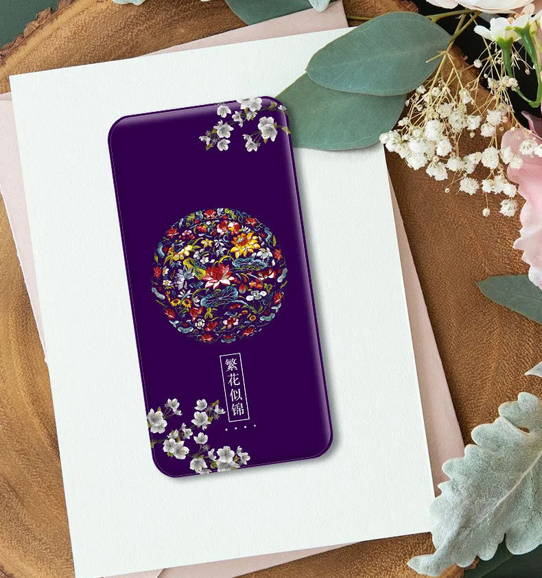 Palace flowers Pattern USB Portable Charger Power Bank Creative Gift