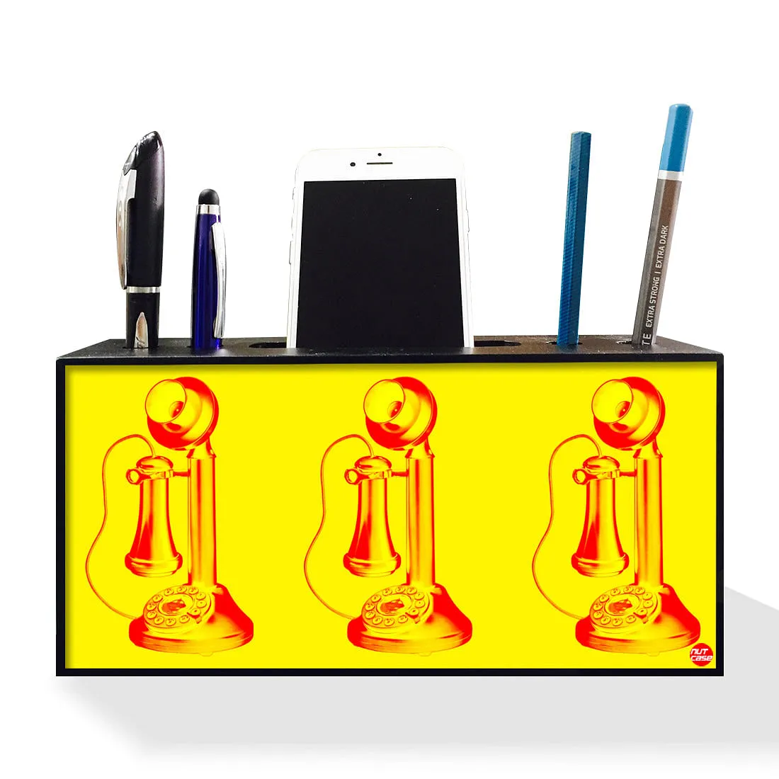 Pen Mobile Stand Holder Desk Organizer - Phone Home