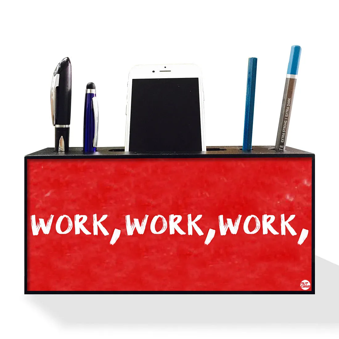 Pen Mobile Stand Holder Desk Organizer - Work