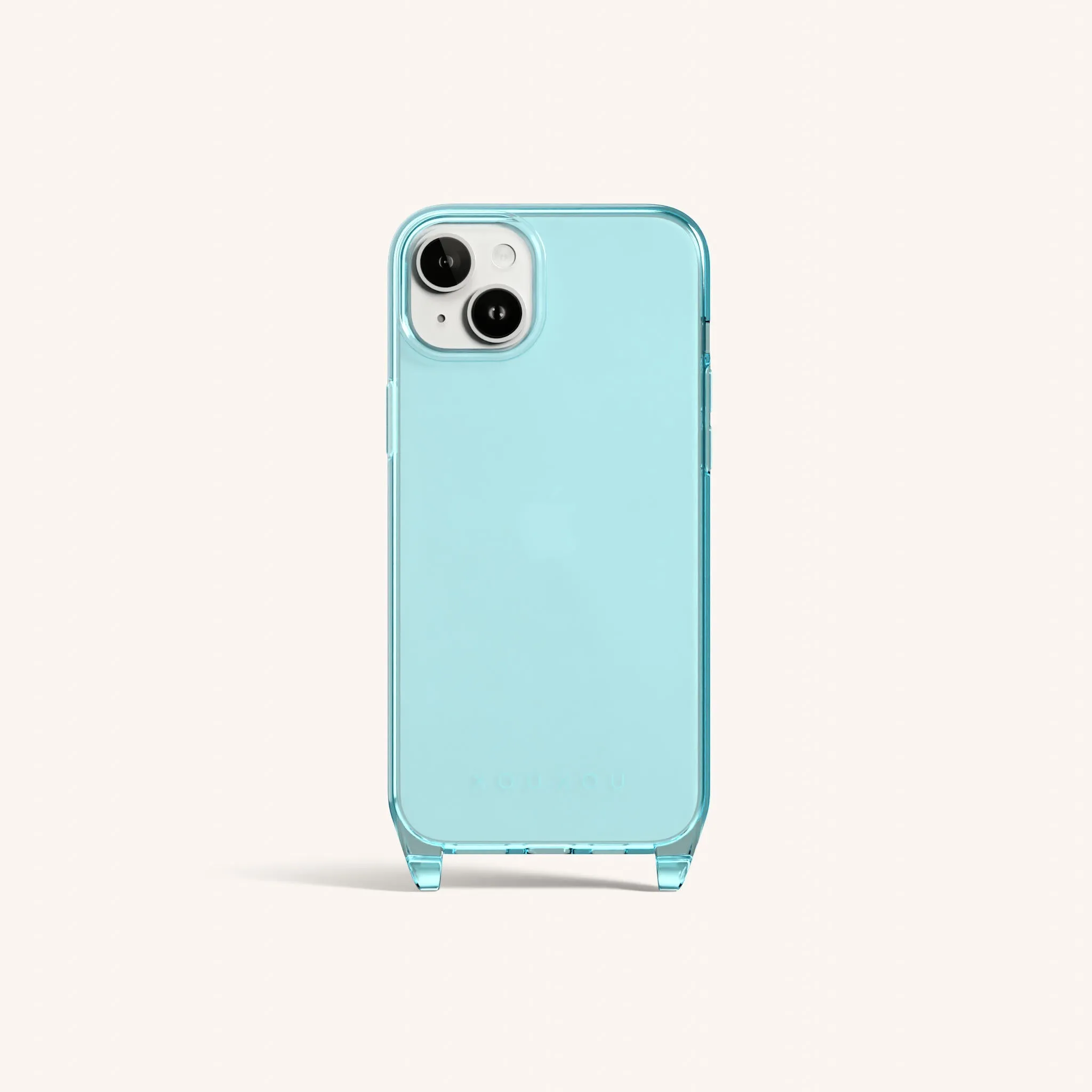 Phone Case with Eyelets in Pool Clear