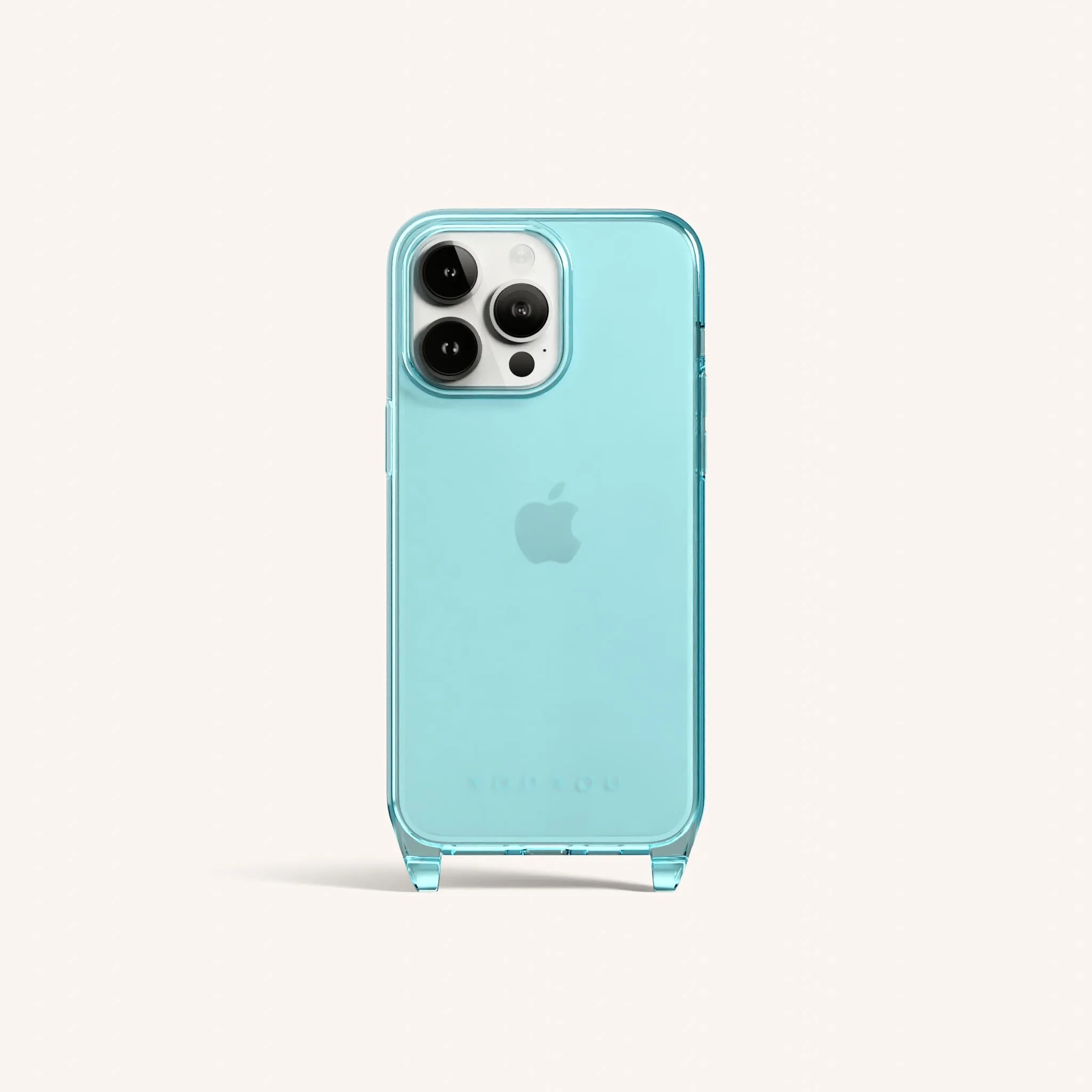 Phone Case with Eyelets in Pool Clear