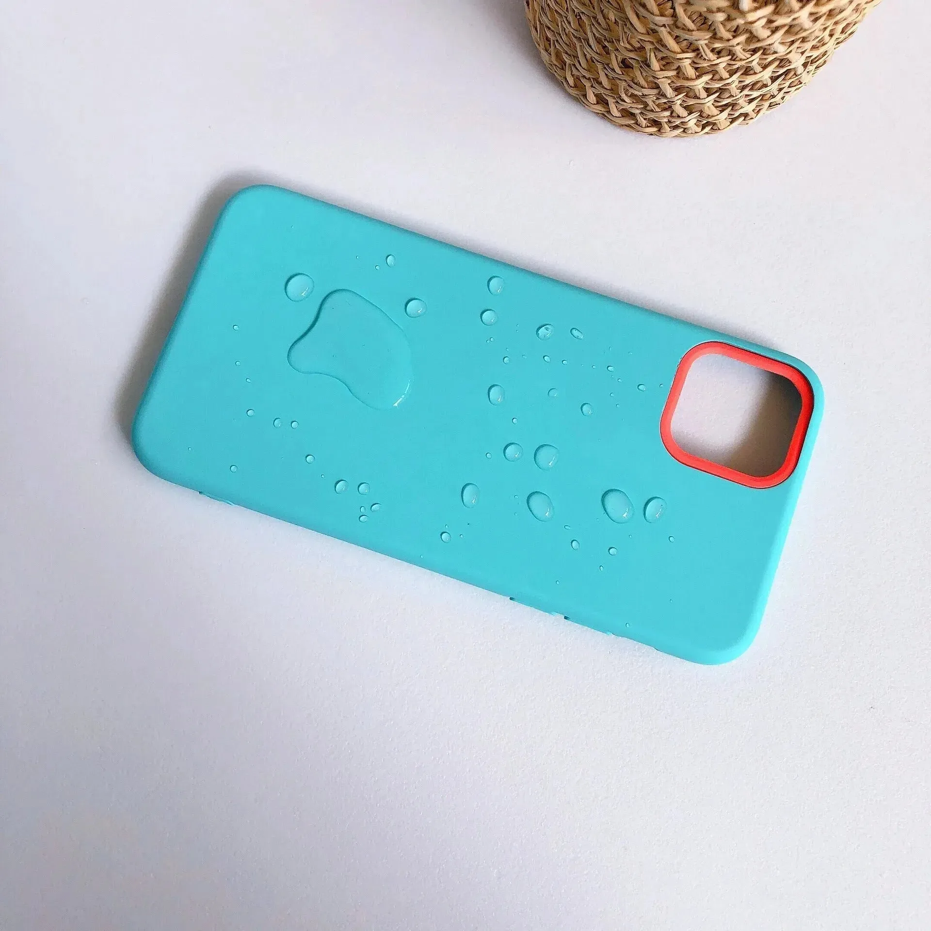 Plain Soft Silicone Mobile iphone phone case Unisex