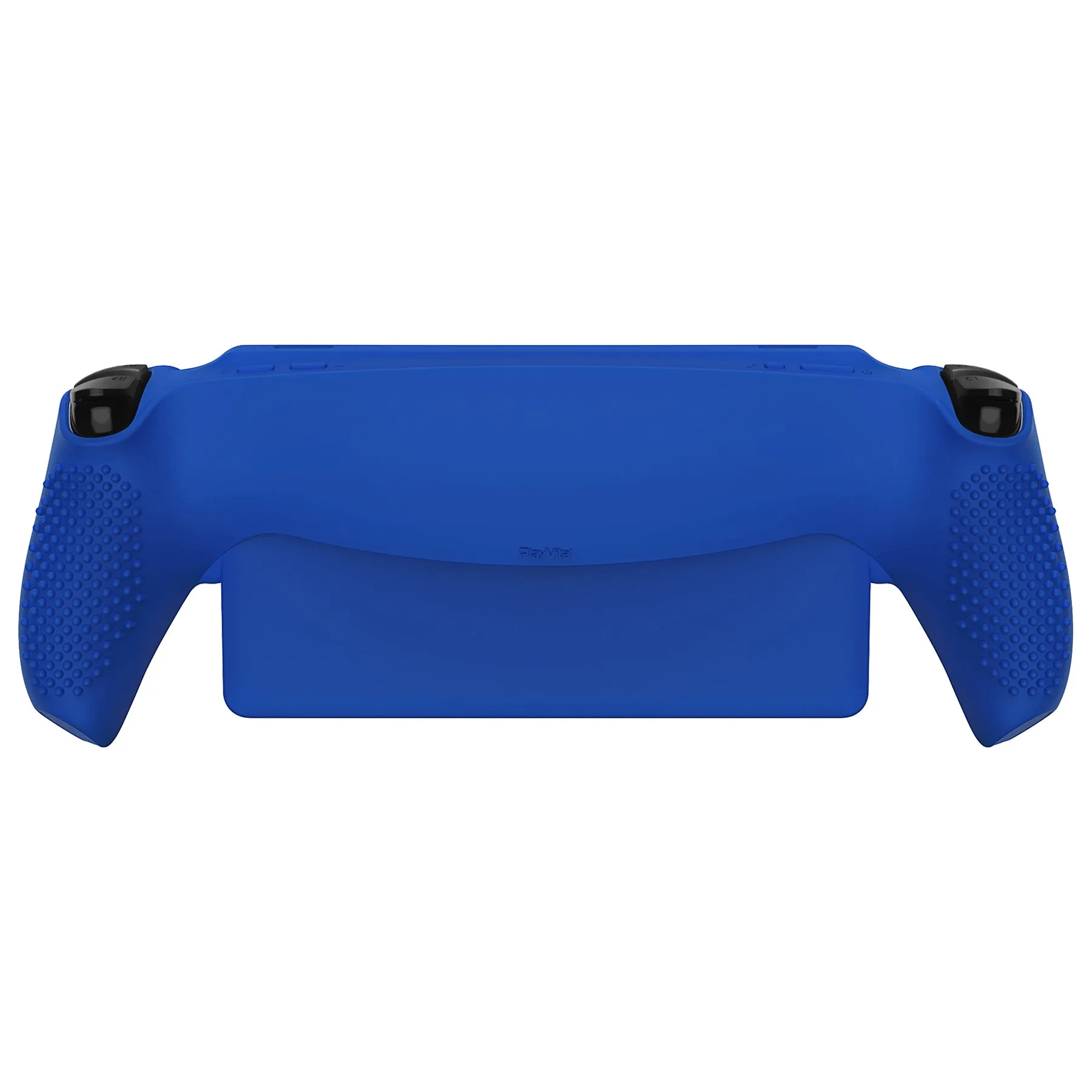 PlayVital 3D Studded Edition Anti-Slip Silicone Protective Case with Thumb Grips for PS Portal Remote Player - Blue - CYRPFP005