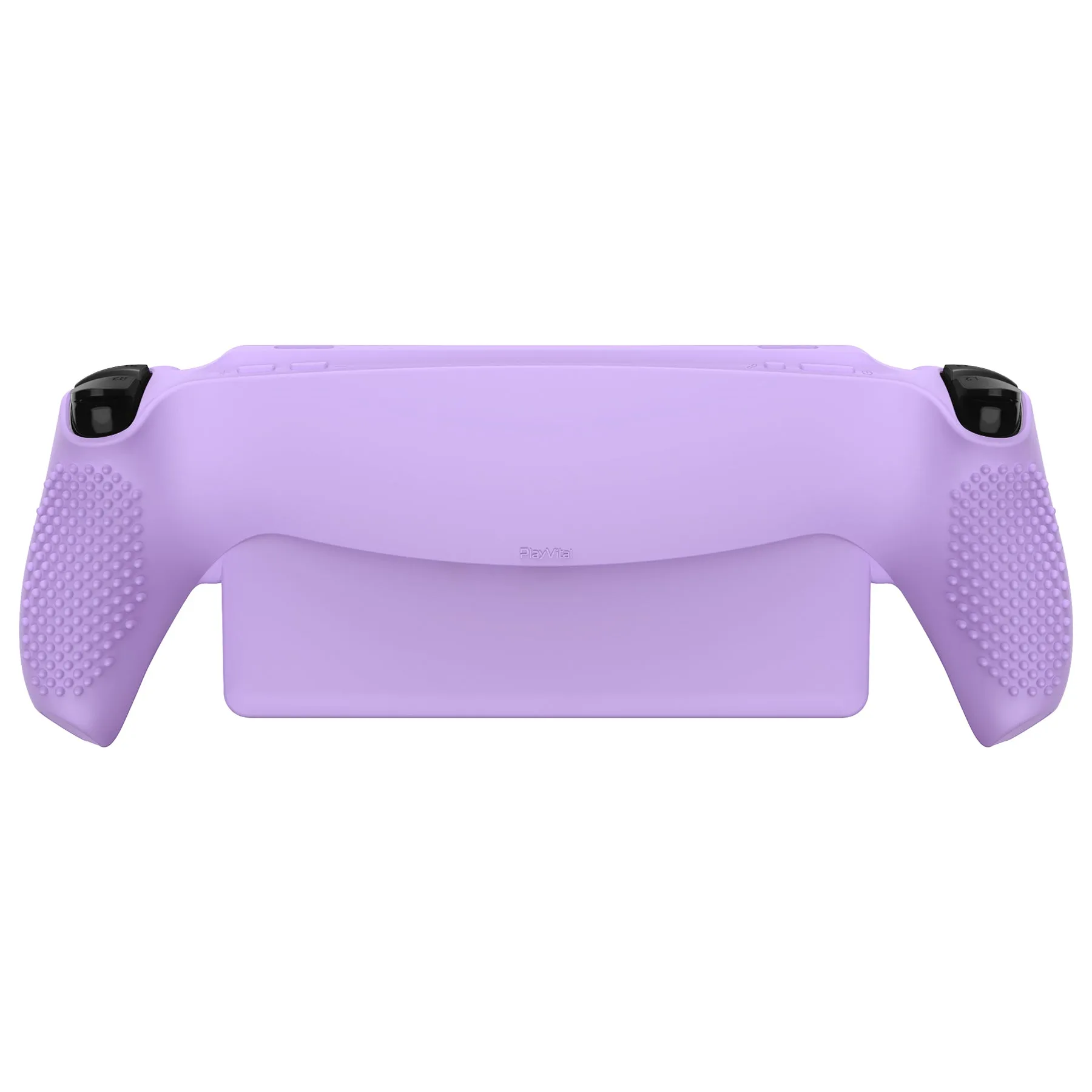 PlayVital 3D Studded Edition Anti-Slip Silicone Protective Case with Thumb Grips for PS Portal Remote Player - Mauve Purple - CYRPFP004