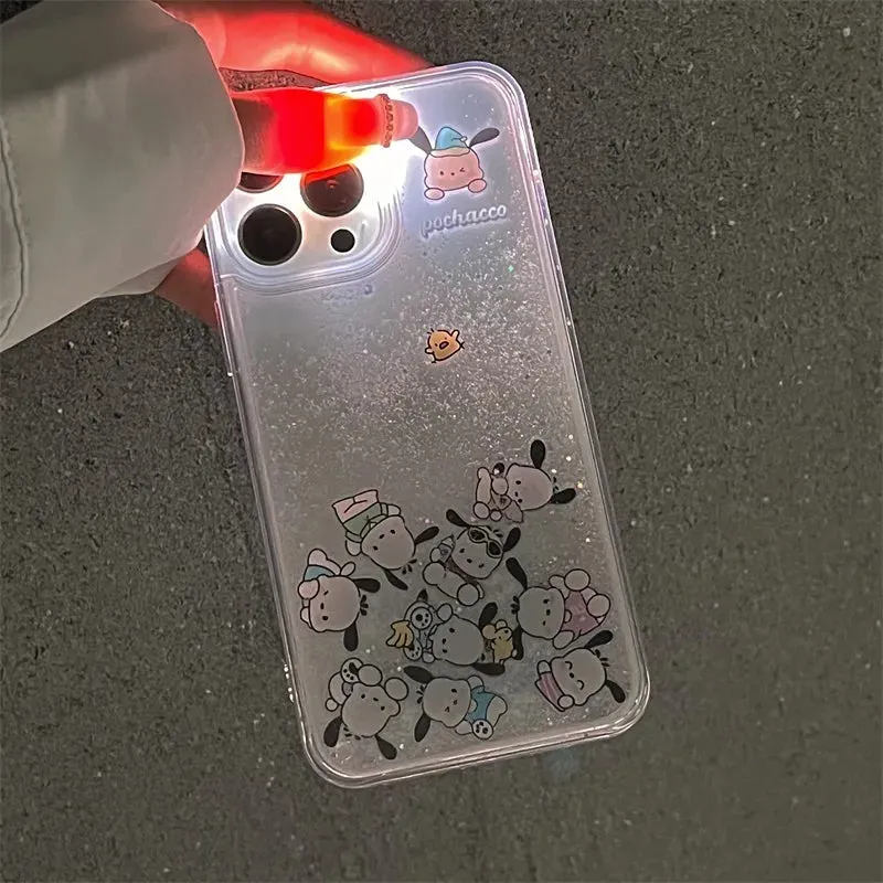 Pocha Sparkly Quicksand iPhone Case