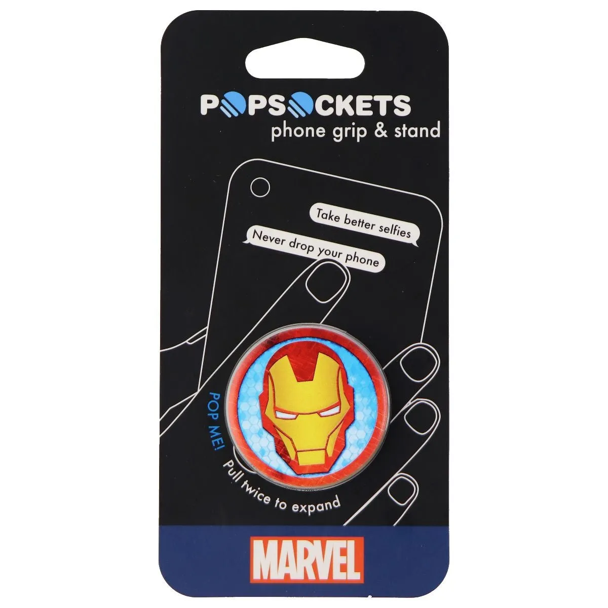 PopSockets: Collapsible Grip & Stand for Phones and Tablets - Iron Man Icon