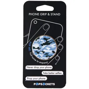 Popsockets Phone Grip & Stand for Smartphones - Gray Camo