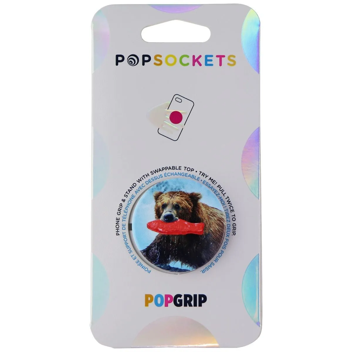 PopSockets: PopGrip Expanding Stand and Grip with Swappable Top - Fishing Trip