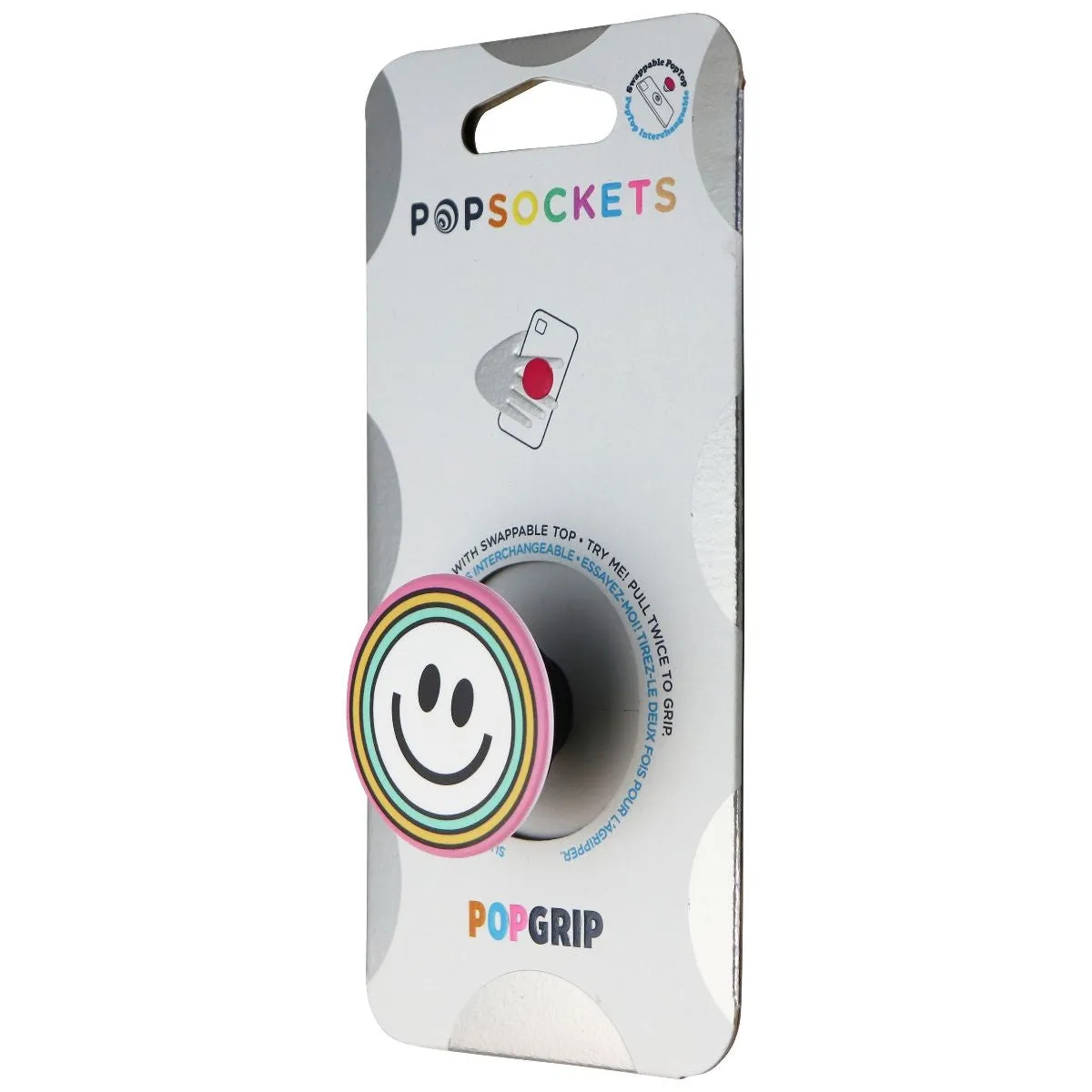 PopSockets PopGrip Stand and Grip with Swappable Top - Have A Nice Day