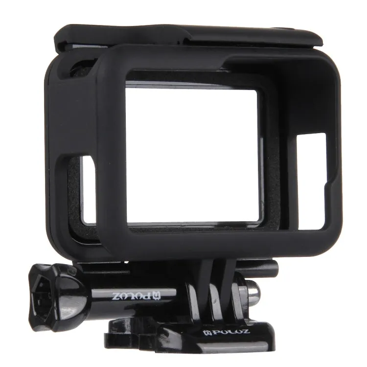 PULUZ ABS Plastic Housing Shell Frame Mount Protective Case Cage with Pedestal and Long Screw for GoPro HERO(2018) /7 Black /6 /5