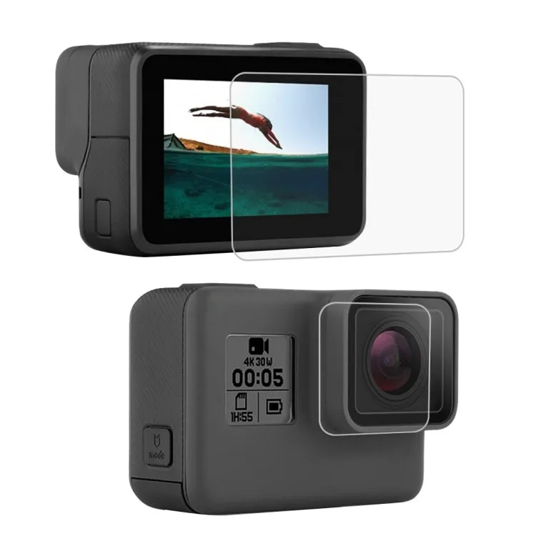 PULUZ  Lens HD Screen Protector   LCD Display Tempered Glass Film for GoPro HERO7 Black /HERO7 Silver / HERO7 White /6 /5