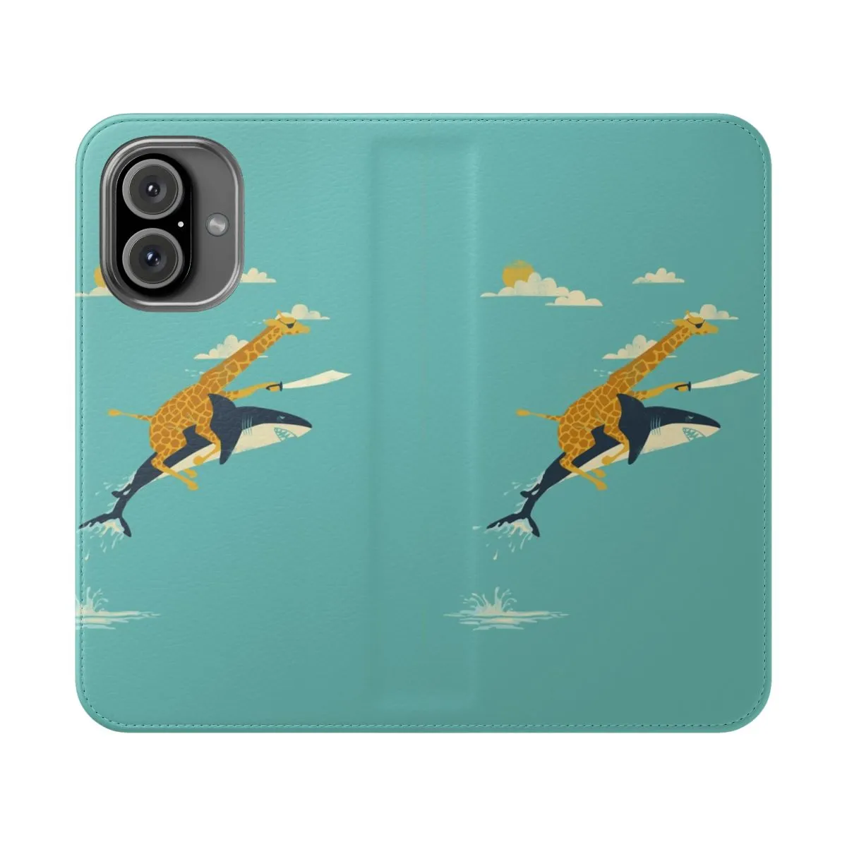 "Safari-Themed Flip Cover Phone Case for Smartphone"