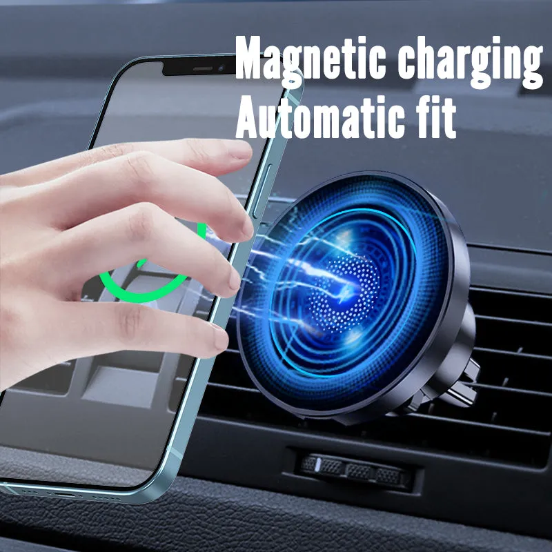 R-Just 15W Magnetic Car Wireless Charging Bracket for Apple 12/13 series