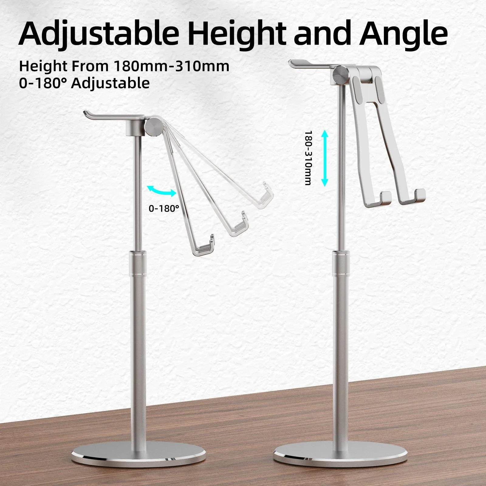 R-Just Aluminum Alloy Telescopic Headphones & Tablet Stand