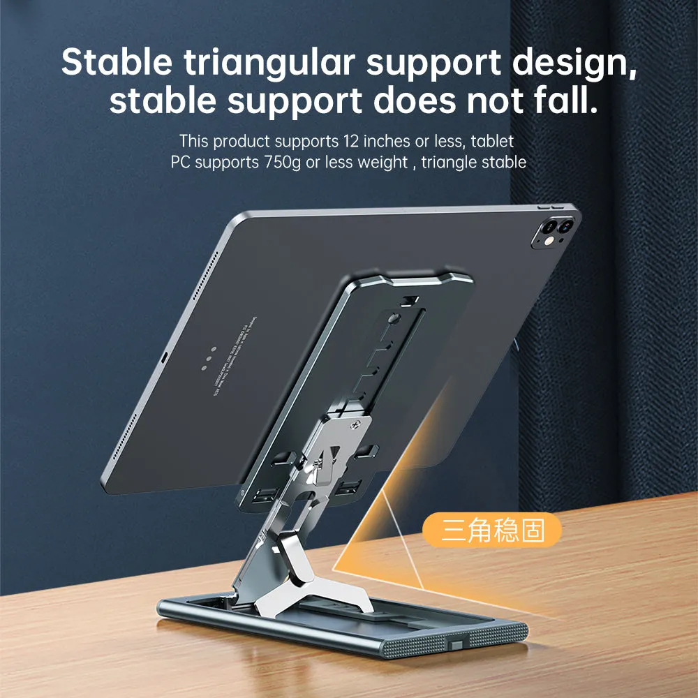 R-Just QIANYI Lifting Folding Desktop Support Metal Stand