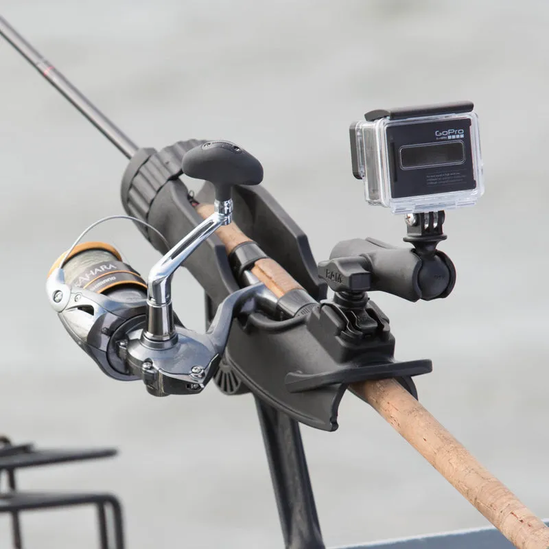 RAM ROD® HD Fishing Rod Holder with RAM® Track-Node™ Base