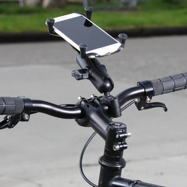 RAM® X-Grip® Large Phone Mount with RAM® Torque® Medium Rail Base (RAM-B-408-75-1-UN10U)