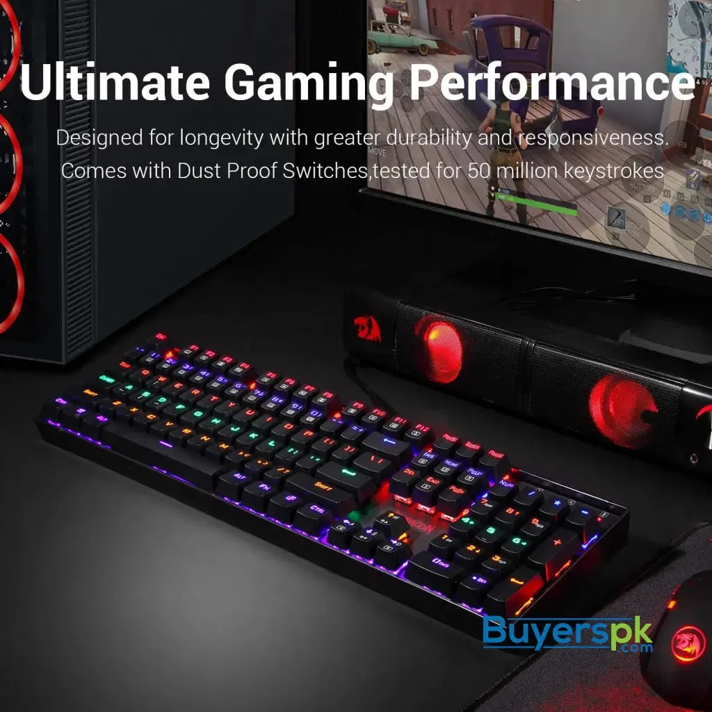 Redragon K551 Rgb Mitra Mechanical Gaming Keyboard