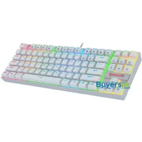 Redragon Kumara K552w-rgb Mechanical Gaming Keyboard - Blue Switches - White