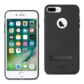 Reiko REIKO IPHONE 7 PLUS/ 6S PLUS/ 6 PLUS RUGGED TEXTURE TPU PROTECTIVE COVER IN BLACK