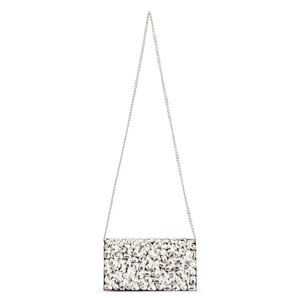 RENATA Crystal Encrusted Clutch