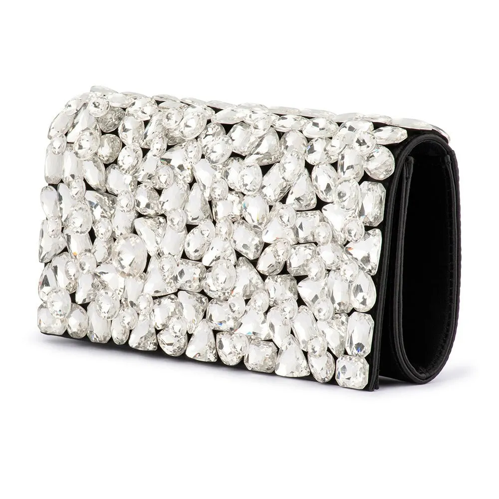 RENATA Crystal Encrusted Clutch