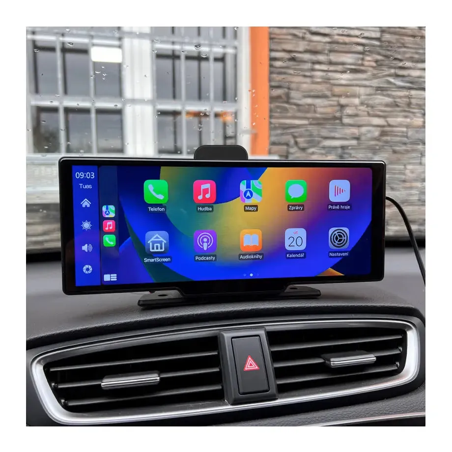 Roadstar - 10.26 Inch 2-Way DVR Camera Screen With Apple Carplay & Android Auto