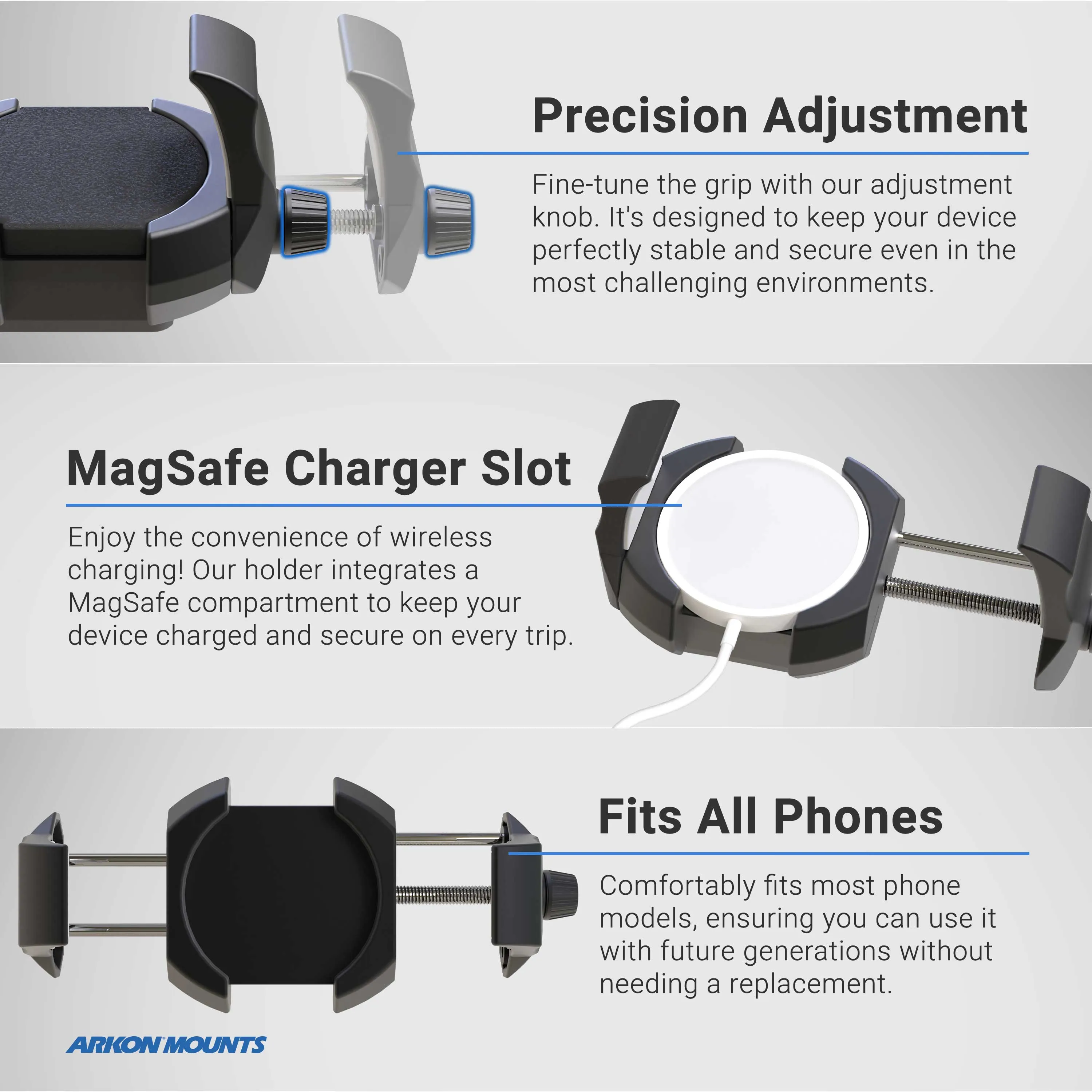 RoadVise® Ultra Holder with Adhesive Mount