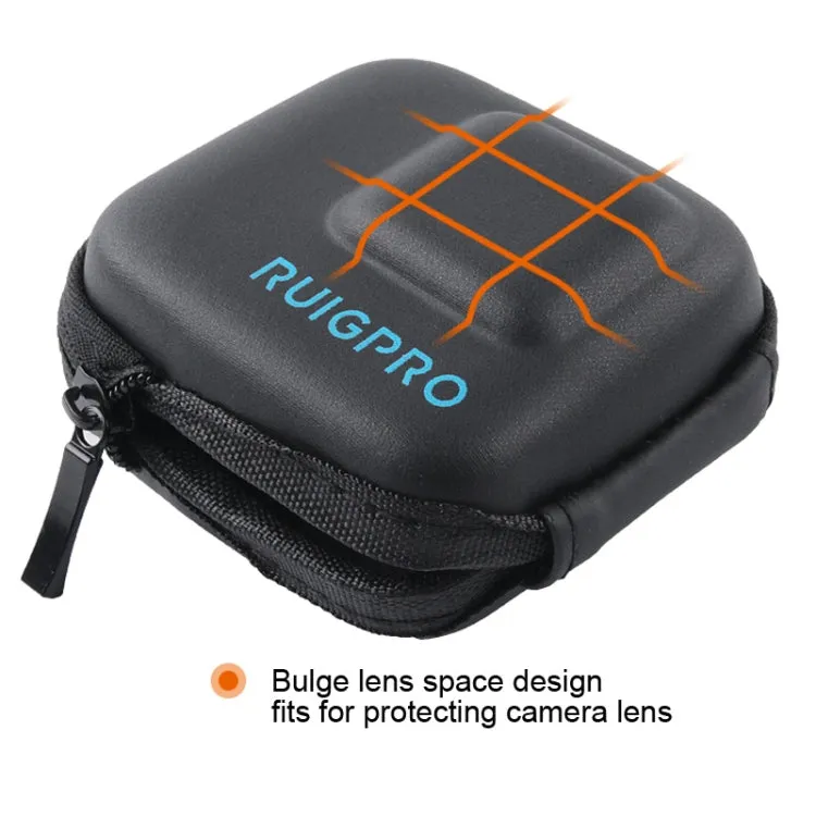 RUIGPRO Super Mini EVA Storage Protective Case Box for GoPro Hero11 Black / HERO10 Black / HERO9 Black / HERO8 Black /7 /6 /5(Black)