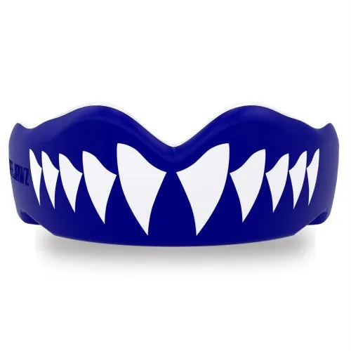 SAFEJAWZ EXTRO SERIES SELF-FIT SHARK FANGZ SPORTS MUAY THAI BOXING MMA MOUTHGUARD Senior Age 12 