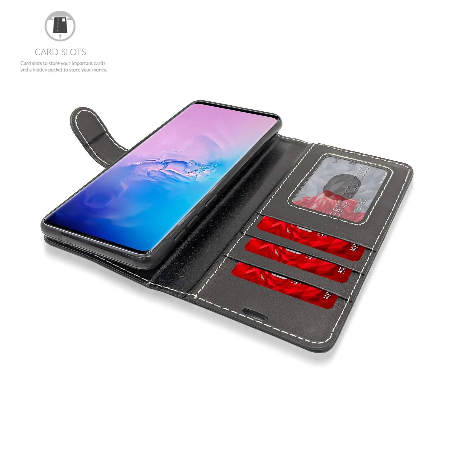 Samsung Galaxy A05S Case Cover Flip Folio Leather Wallet Credit Card Slot