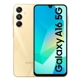 Samsung Galaxy A16 5G (Gold, 8GB RAM, 128GB Storage) | Super AMOLED | 50MP Triple Camera with Ultra Wide Lens |