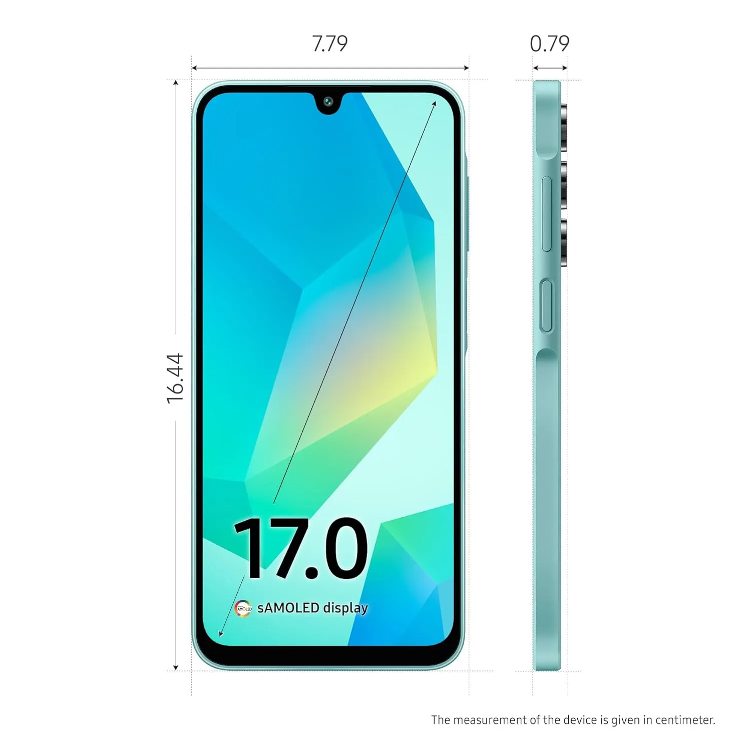 Samsung Galaxy A16 5G (Light Green, 8GB RAM, 128GB Storage) | Super AMOLED | 50MP Triple Camera with Ultra Wide Lens | 6 OS & 6 Years Security Updates | IP54 | Tap & Pay | 5000mAh