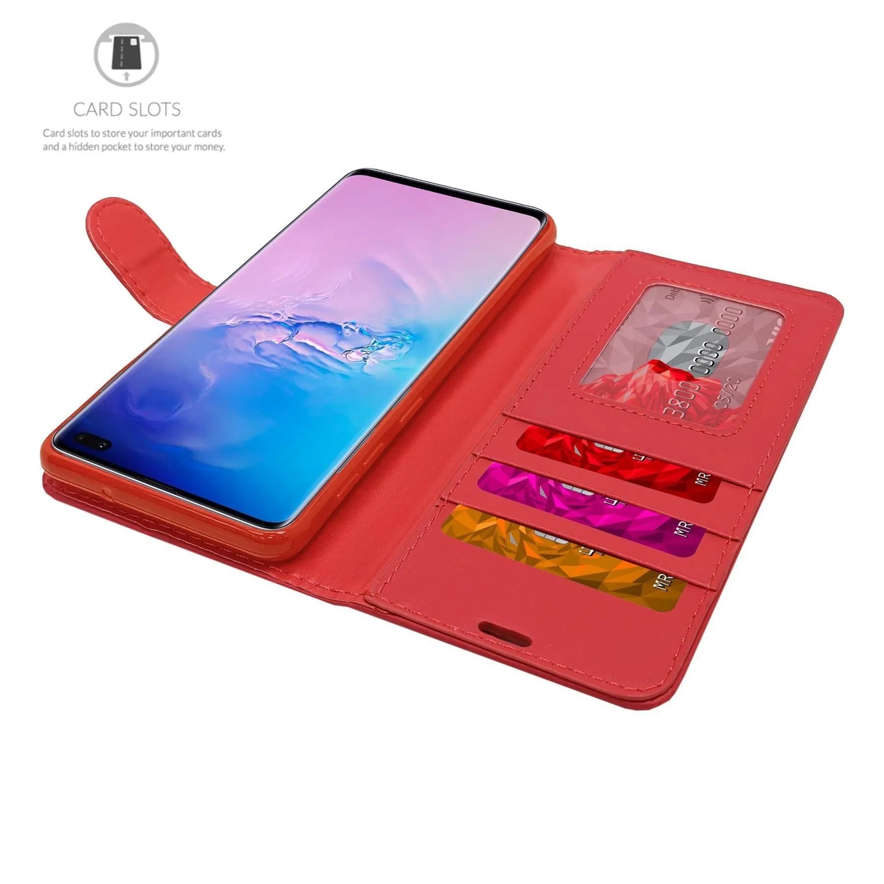 Samsung Galaxy S9 Plus Flip Folio Book Wallet Case