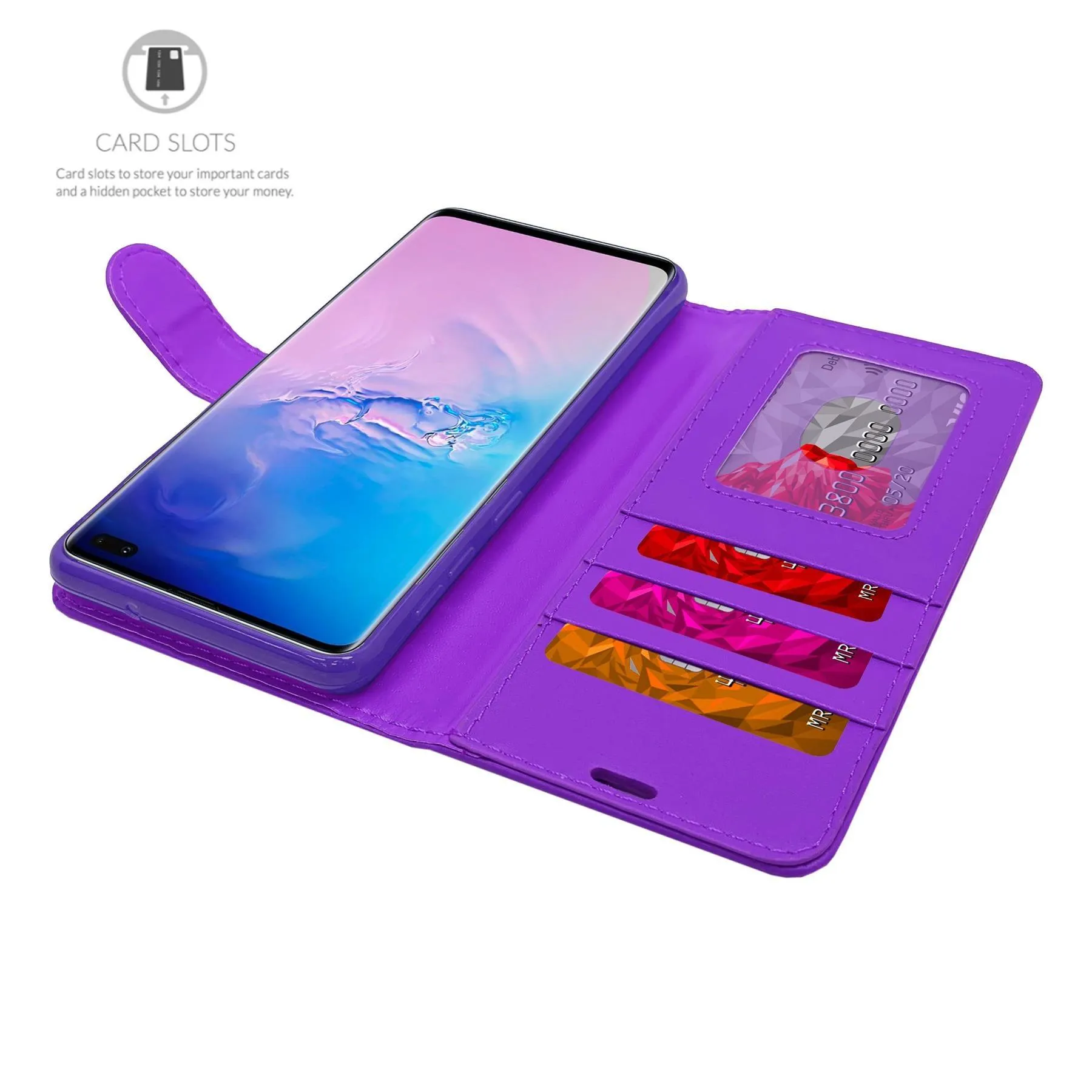 Samsung Galaxy S9 Plus Flip Folio Book Wallet Case