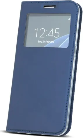 Samsung Galaxy S9 S-View Wallet Case - Blue