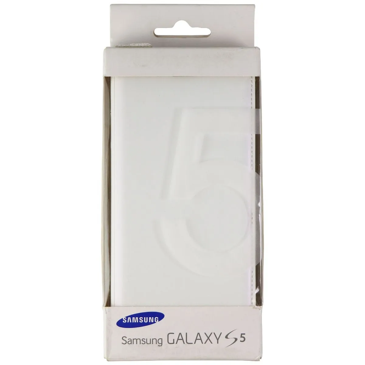 Samsung Official Flip Wallet Case for Samsung Galaxy S5 Smartphone - White